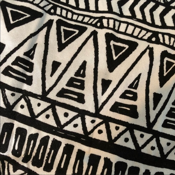 Faux Wrap Tribal Aztec Skirt - Picture 3 of 4